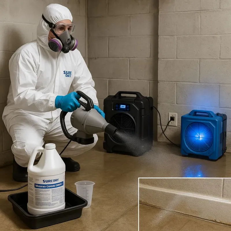 Sanitization and Odor Removal process in East Bernard, TX